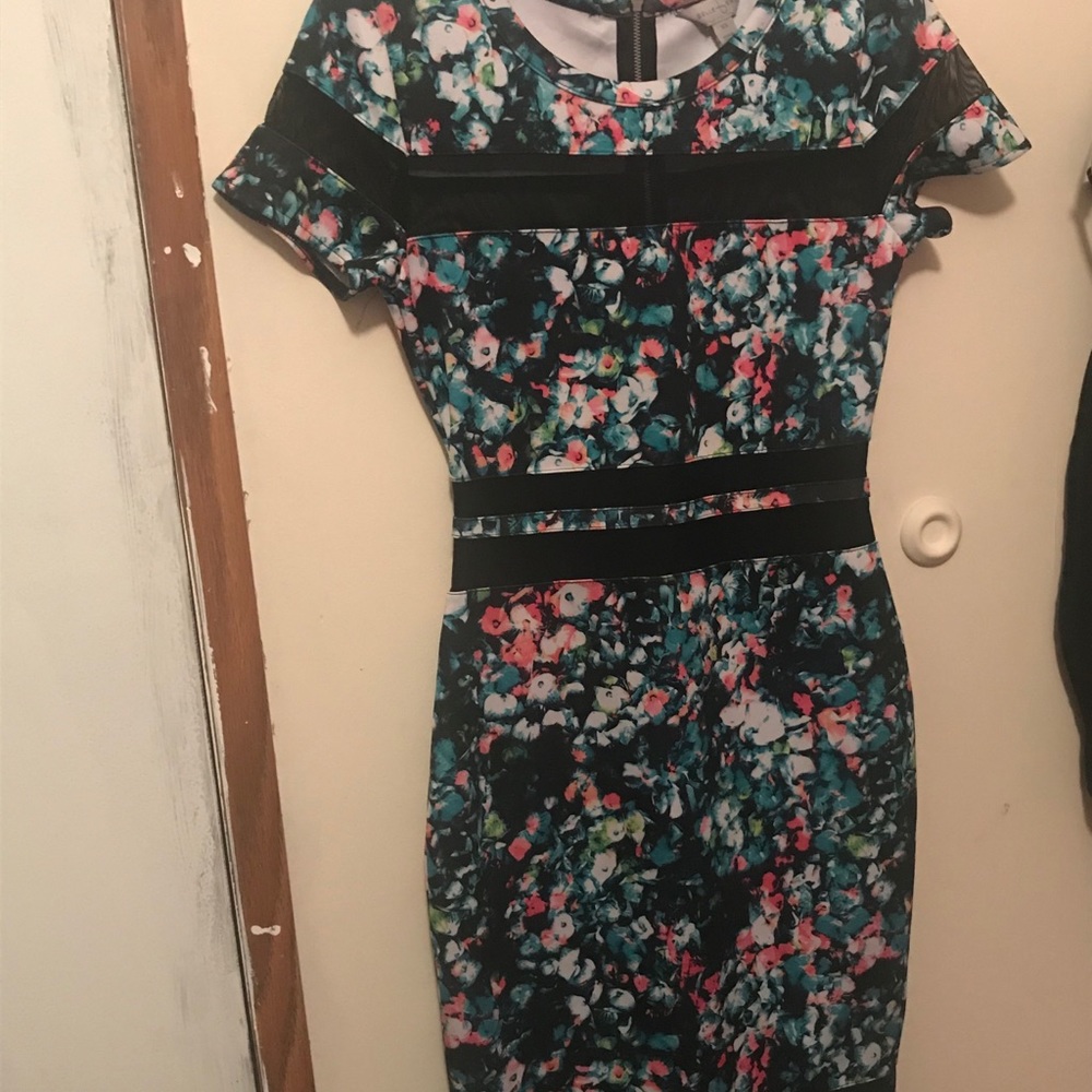 XS Floral Belle Sky dress